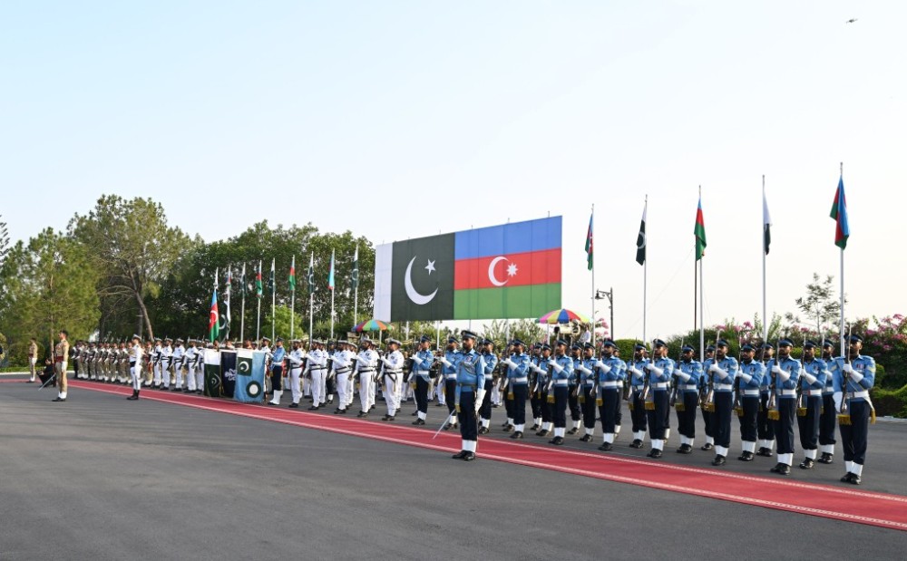 İslamabadda İlham Əliyevin rəsmi qarşılanma mərasimi olub -FOTOLAR