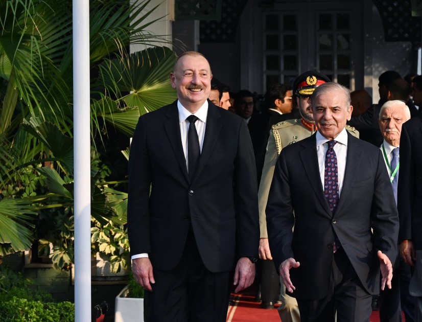 İslamabadda İlham Əliyevin rəsmi qarşılanma mərasimi olub -FOTOLAR