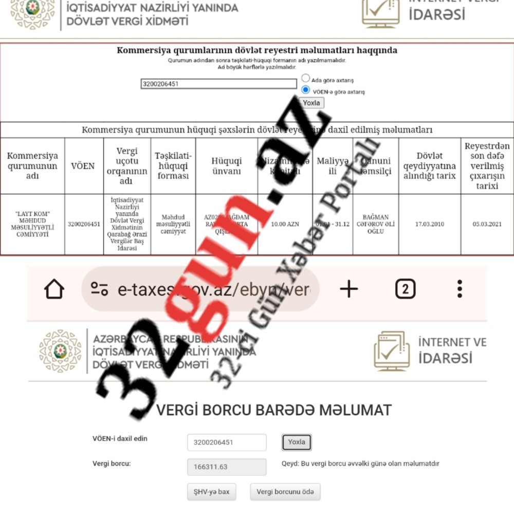Tanınmış iş adamına "stop" qoyuldu -167 min manatlıq vergi borcuna görə...