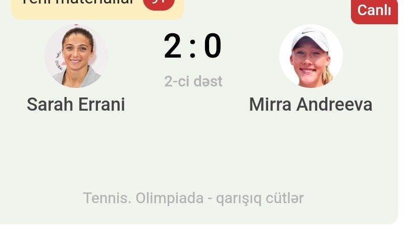 Rusiyalı tennisçilər Olimpiadadan kənarlaşdırılıblar