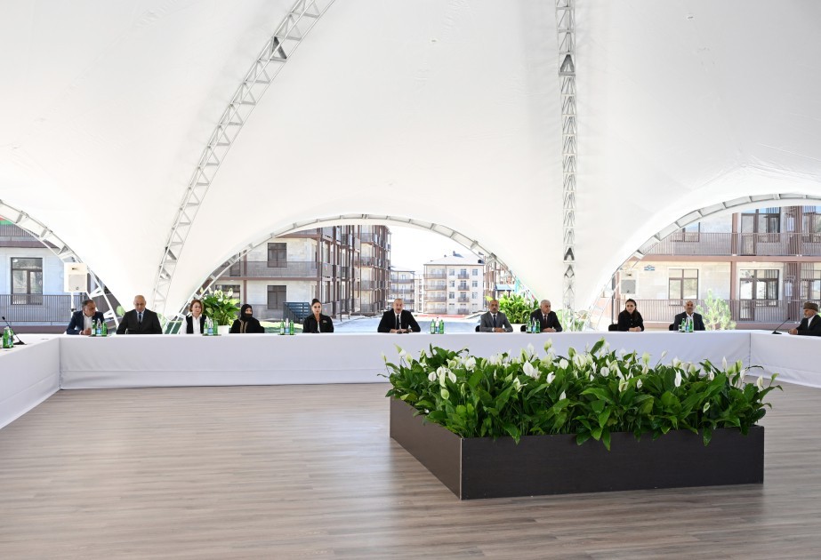 Prezident və xanımı Cəbrayılda açılışda iştirak etdilər - YENİLƏNİB