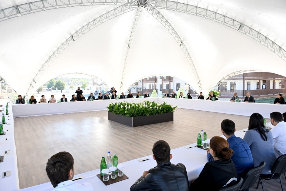 Prezident və xanımı Cəbrayılda açılışda iştirak etdilər - YENİLƏNİB