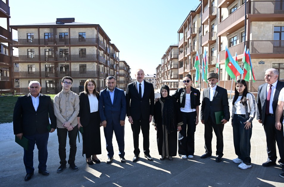 Prezident və xanımı Cəbrayılda açılışda iştirak etdilər - YENİLƏNİB