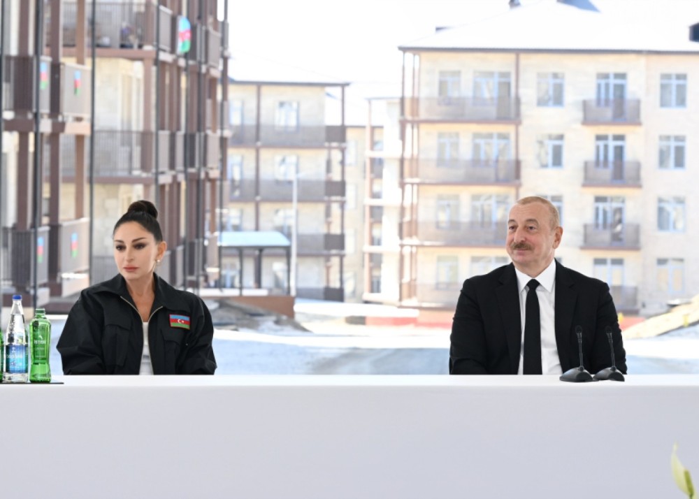 Prezident və xanımı Cəbrayılda açılışda iştirak etdilər - YENİLƏNİB