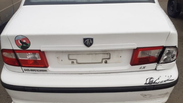 DYP postundakı avtomobilini yandıracağını deyən şəxs saxlanıldı - FOTO