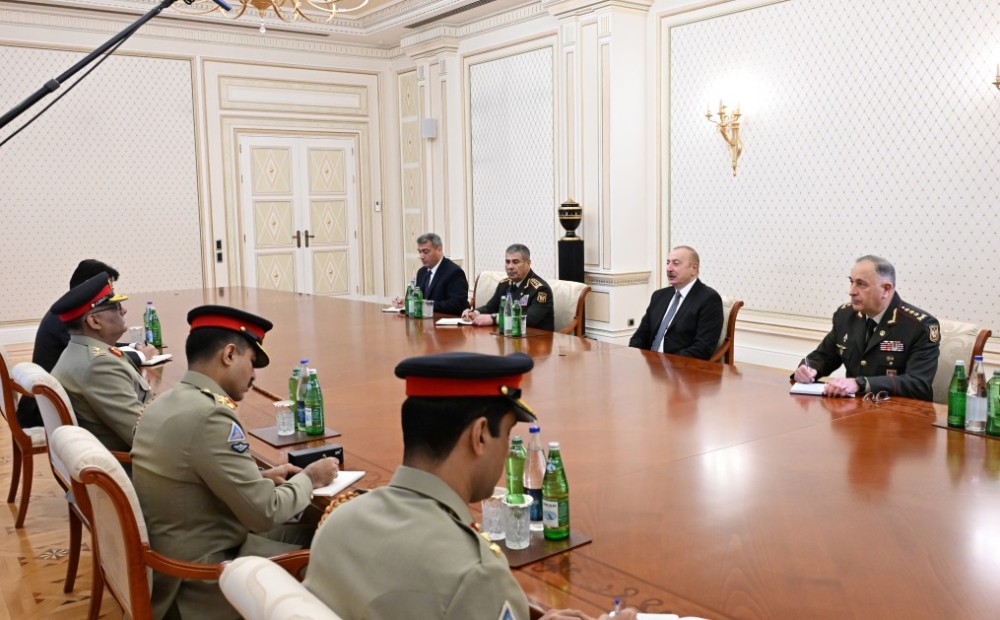 Prezident pakistanlı generalı qəbul etdi- FOTO (YENİLƏNİB)