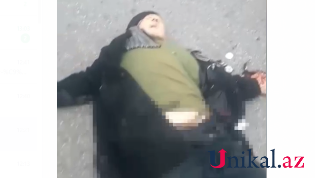 Küçədə adamın üzərindən yük maşını ilə keçdilər- Öldü (FOTO)