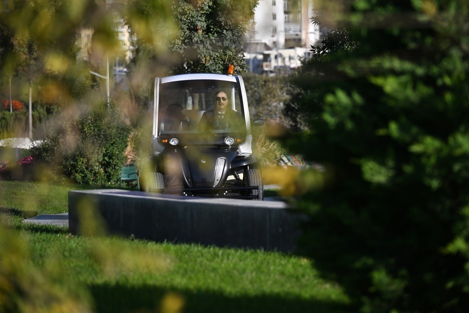 İlham Əliyev Mərkəzi Parkın üçüncü hissəsinin açılışında - FOTOLAR (YENİLƏNİB)