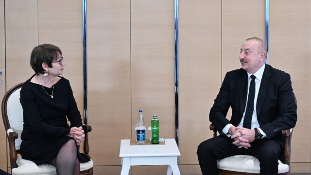 Prezident Odil Reno-Basso ilə görüşdü -FOTOLAR