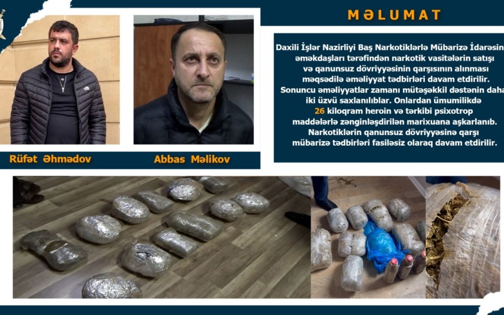 Ölkə polisi TƏCİLİ MƏLUMAT YAYDI❗Mütəşəkkil dəstənin daha 2 üzvü həbs edildi -FOTOLAR