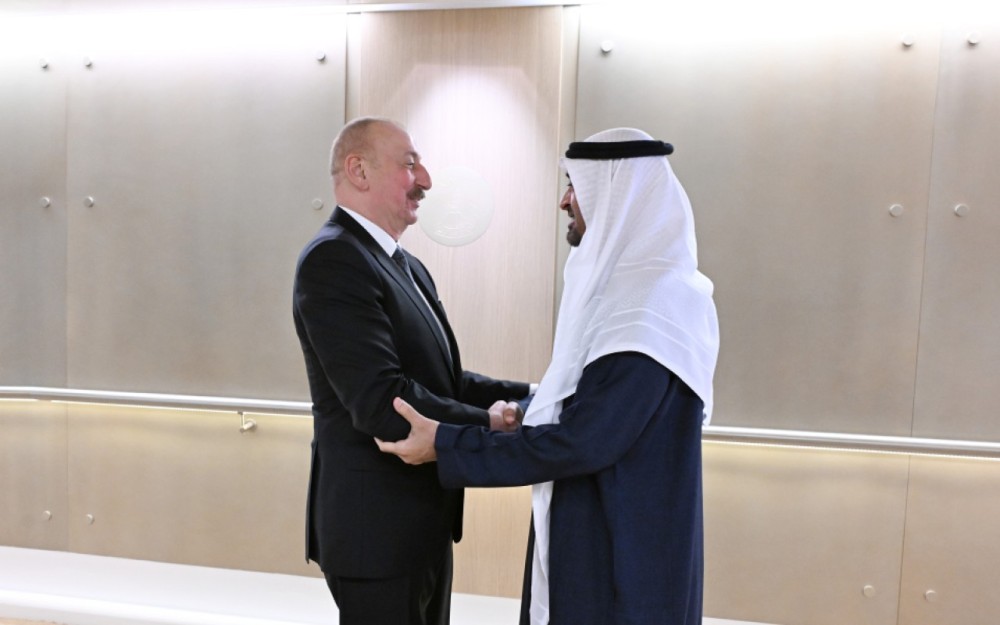 Prezident BƏƏ-yə işgüzar səfərə gedib -FOTOLAR