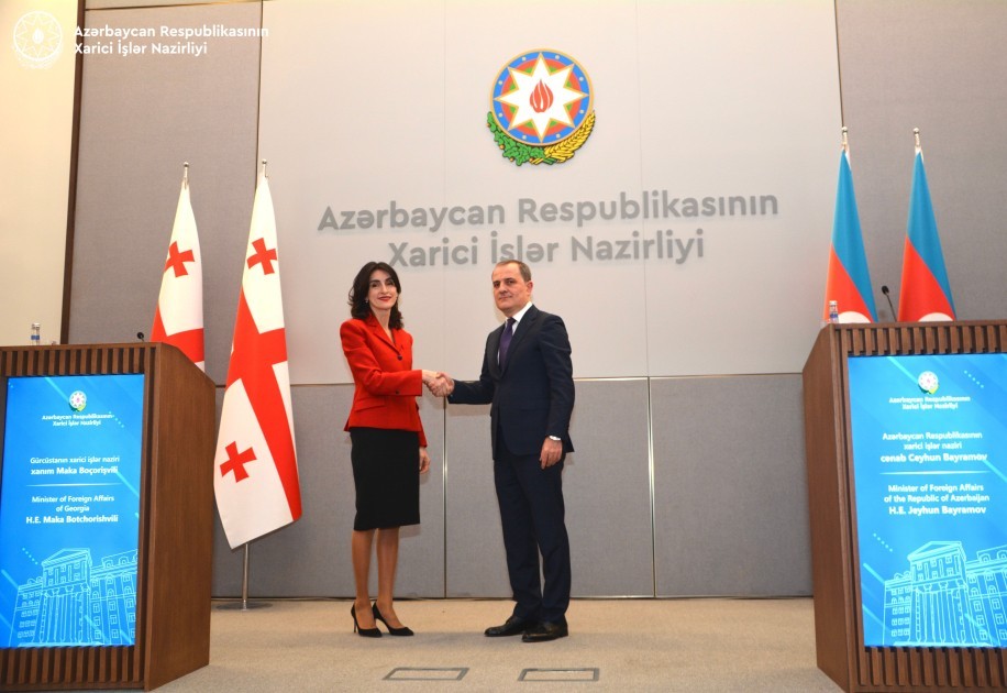 Ceyhun Bayramov Gürcüstanın XİN rəhbəri ilə görüşdü -FOTOLAR (YENİLƏNİB)