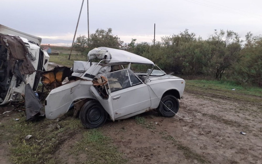 Şəmkirdə ağır qəza - 5 nəfər öldü (YENİLƏNİB)