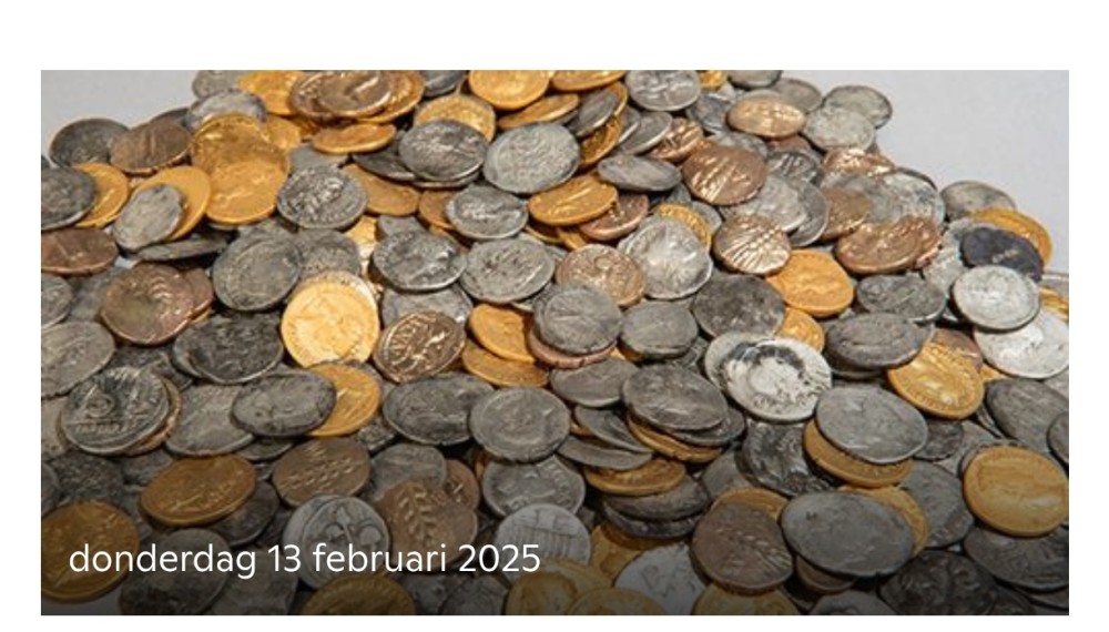 Hollandiyanın mərkəzində qazılmış Roma dövrünə aid 404 gümüş və qızıl sikkələr