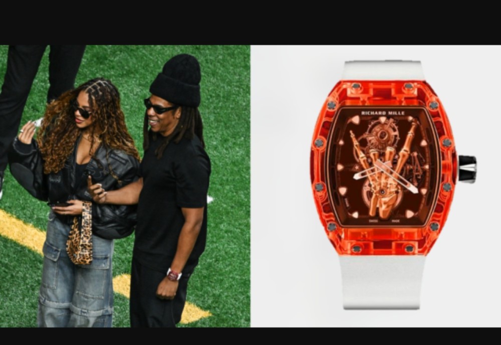 Beyonsun əri futbol meydançasına 3 milyon dollarlıq qol saatı taxıb