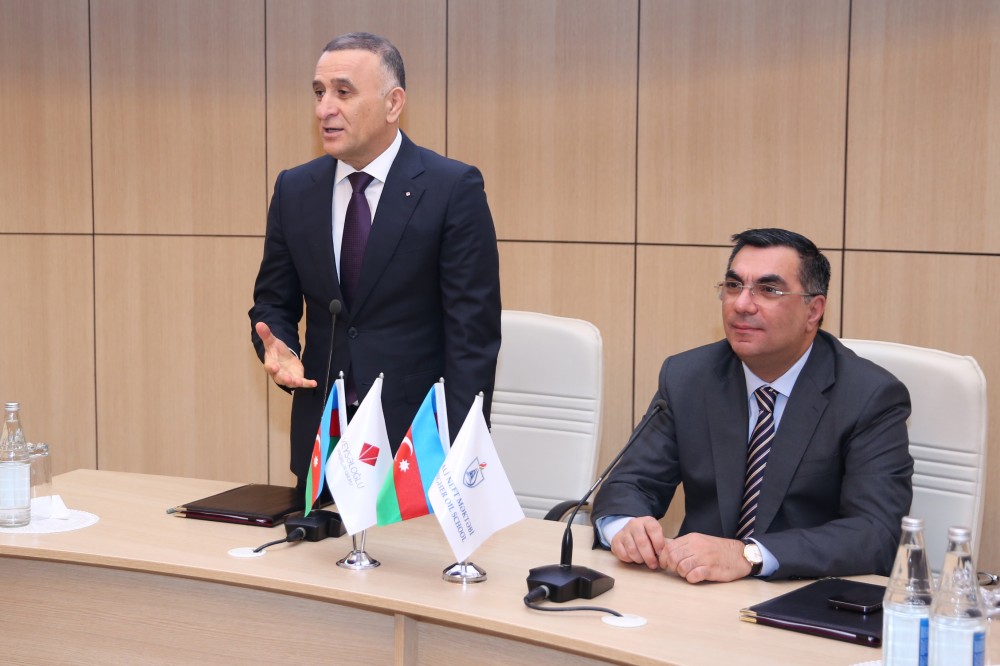 Veysəloğlu Şirkətlər Qrupu ilə Bakı Ali Neft Məktəbi arasında Anlaşma Memorandumu imzalanıb-FOTO