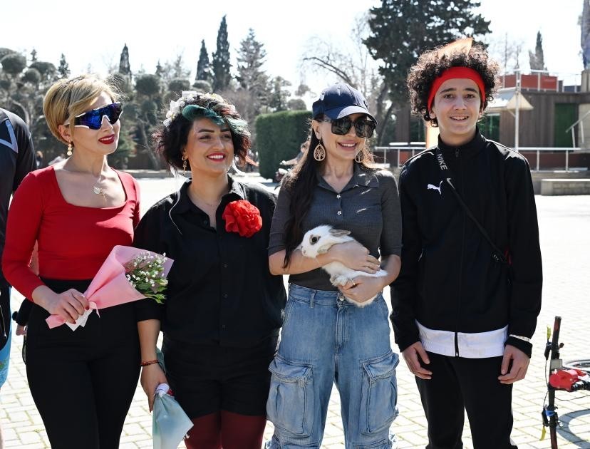 Leyla Əliyeva Bakıda veloyürüşə qatıldı -FOTO