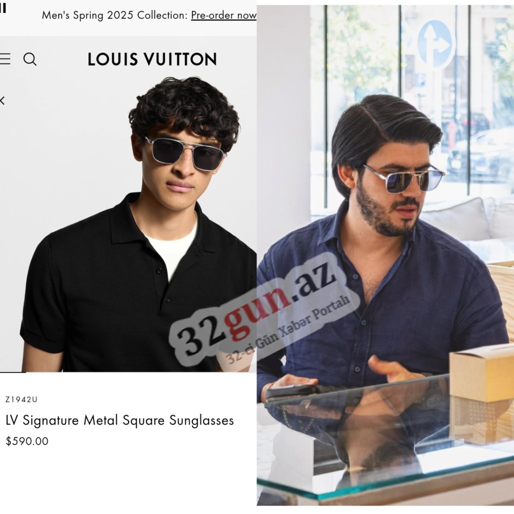 Deputat Cavanşir Feyziyevin oğlunun LÜKS HƏYATI -brend aksesuarları, yüksək qiymətli eynəkləri və əlindəki BƏYAZ ŞƏRABI ilə / FOTOLAR