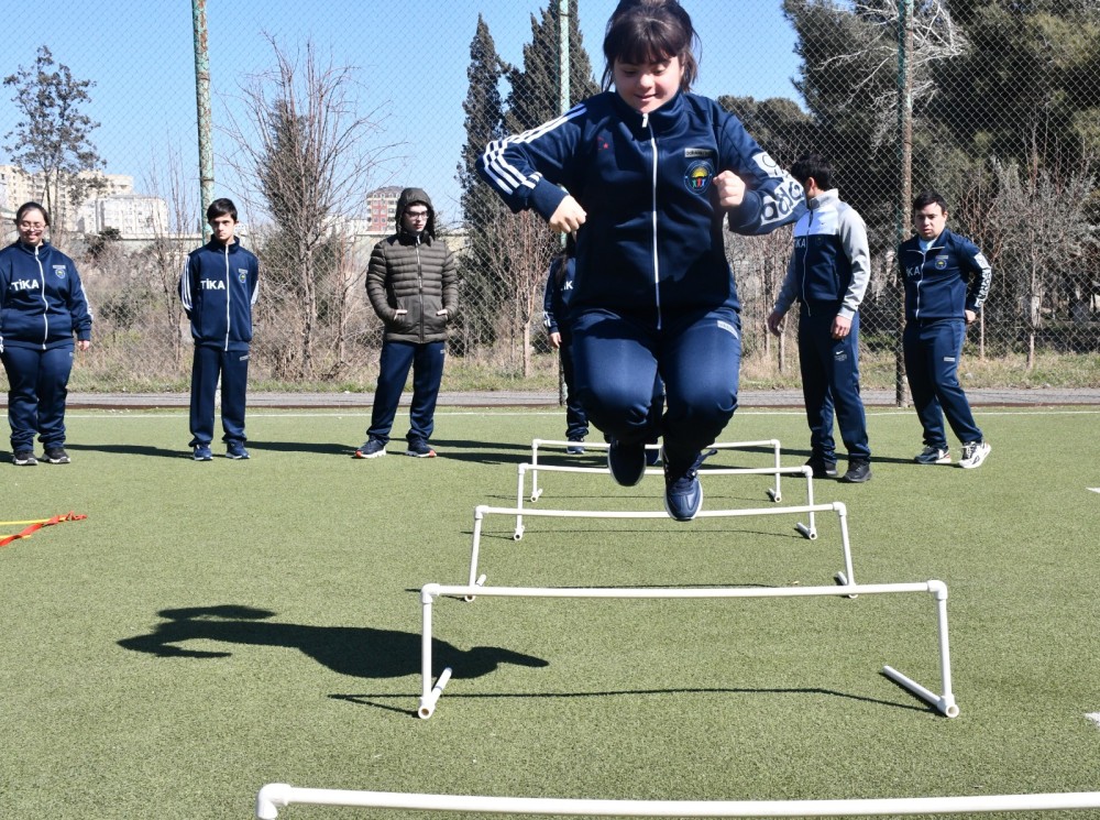 TİKA-dan Azərbaycandakı daun sindromlu idmançılara dəstək -FOTOLAR