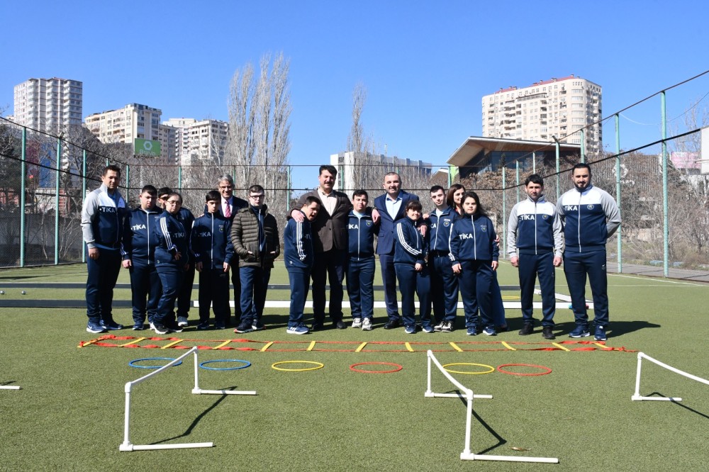 TİKA-dan Azərbaycandakı daun sindromlu idmançılara dəstək -FOTOLAR