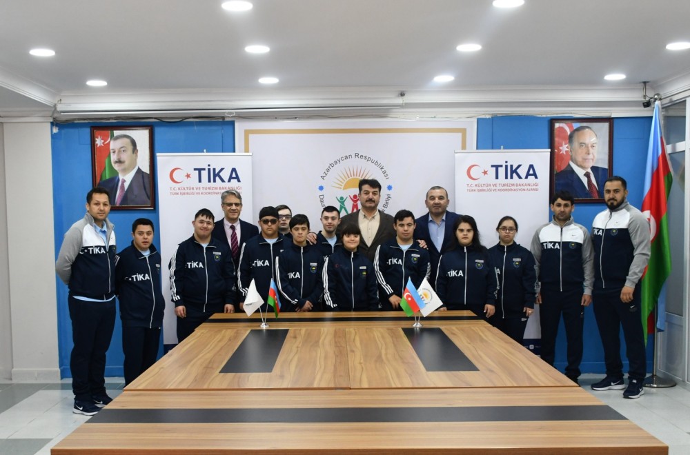 TİKA-dan Azərbaycandakı daun sindromlu idmançılara dəstək -FOTOLAR