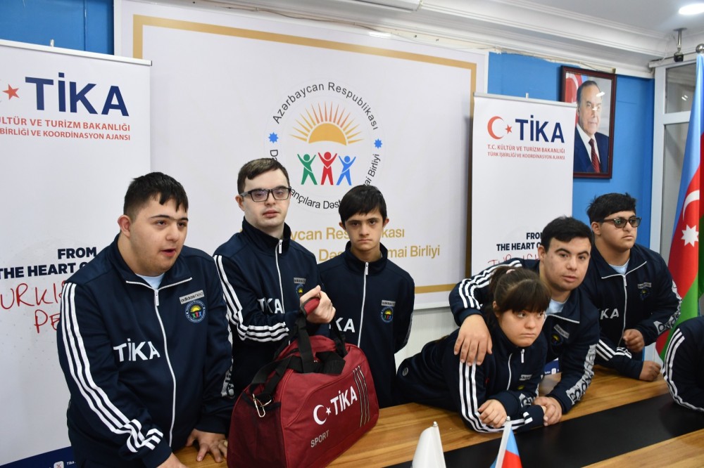 TİKA-dan Azərbaycandakı daun sindromlu idmançılara dəstək -FOTOLAR