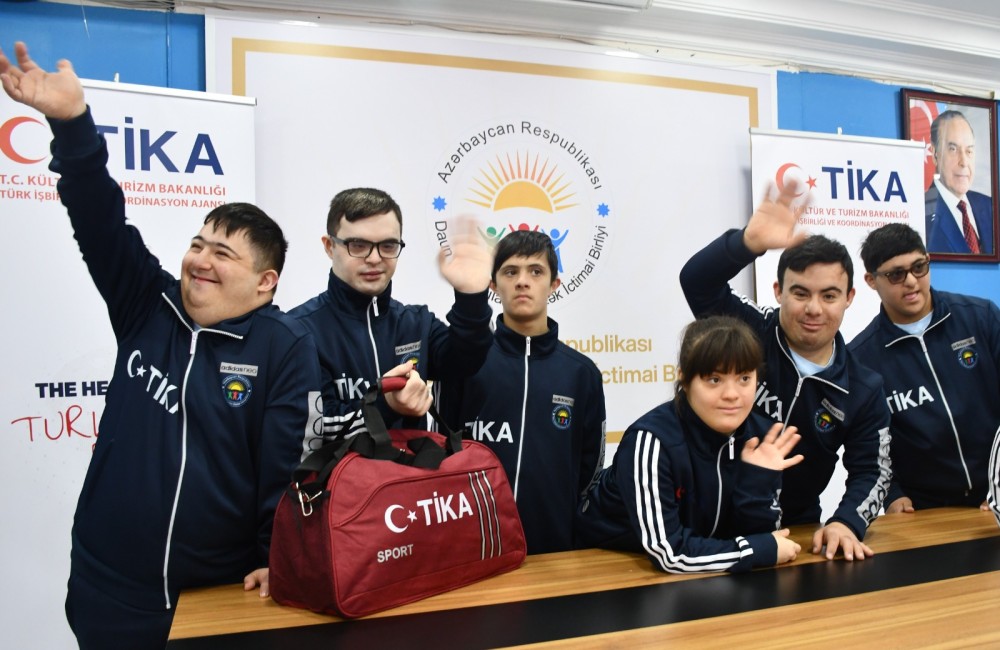 TİKA-dan Azərbaycandakı daun sindromlu idmançılara dəstək -FOTOLAR