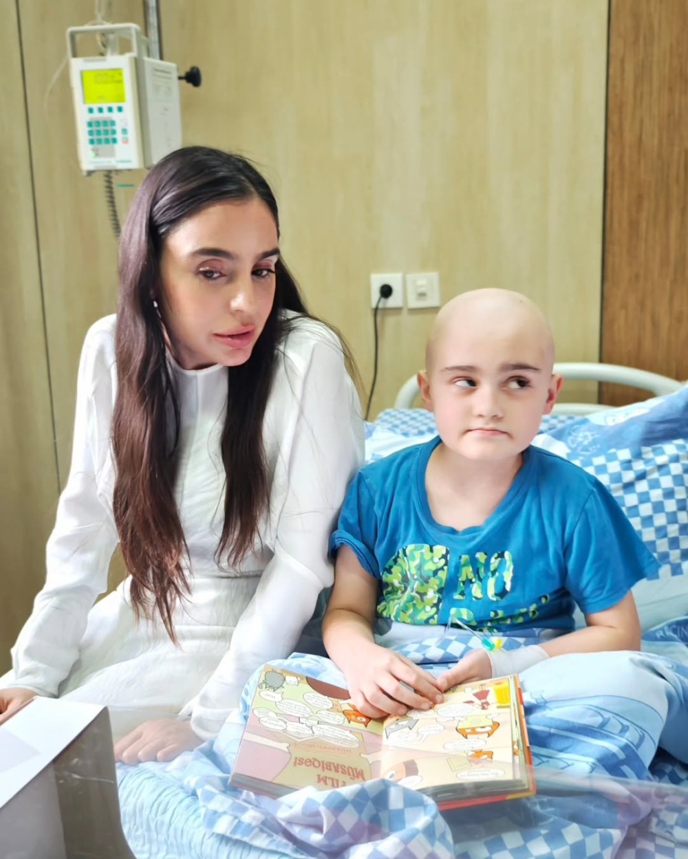 Leyla Əliyeva uşaqları ziyarət etdi -FOTOLAR