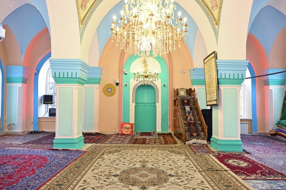 Leyla Əliyeva “Səkinə xanım” məscidini ziyarət edib -FOTOLAR