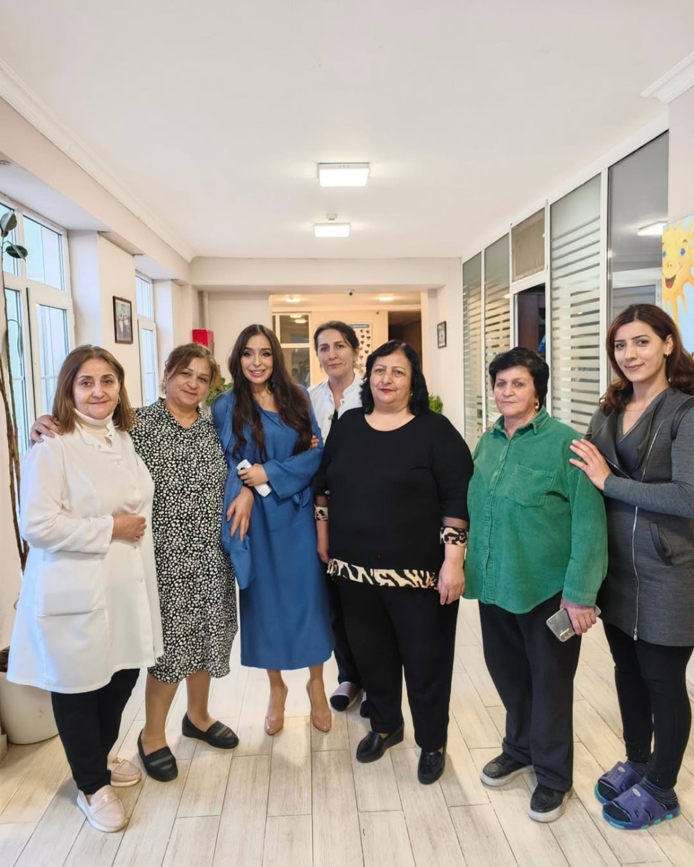 Leyla və Arzu Əliyevalar uşaq evində - FOTOLAR