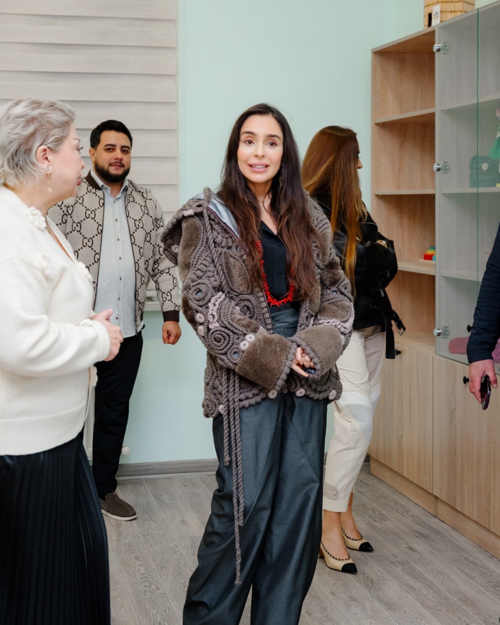 Leyla və Arzu Əliyevalar açılışda iştirak ediblər +FOTOLAR