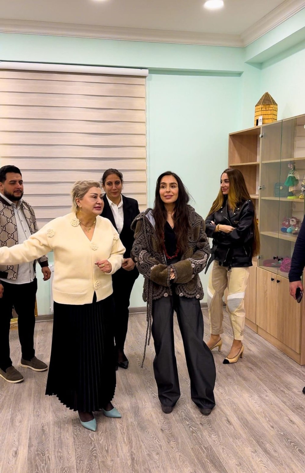 Leyla və Arzu Əliyevalar açılışda iştirak ediblər +FOTOLAR