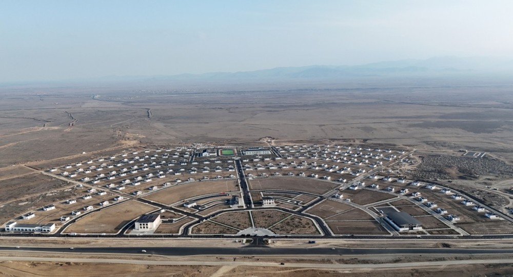 Bu gün açılışı olan Sarıcalı kəndindənFOTOLAR