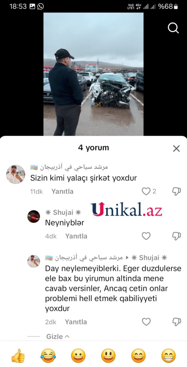 Barəsində araşdırma başlanılan Sənan Əsədzadə ilə bağlı daha bir şikayət: "Sizin kimi yalançı şirkət yoxdur"(FOTOLAR)