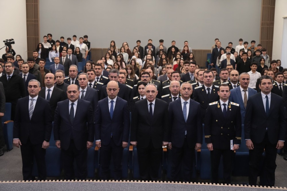 Nazir və Baş prokuror Qarabağ Universitetində - FOTOLAR
