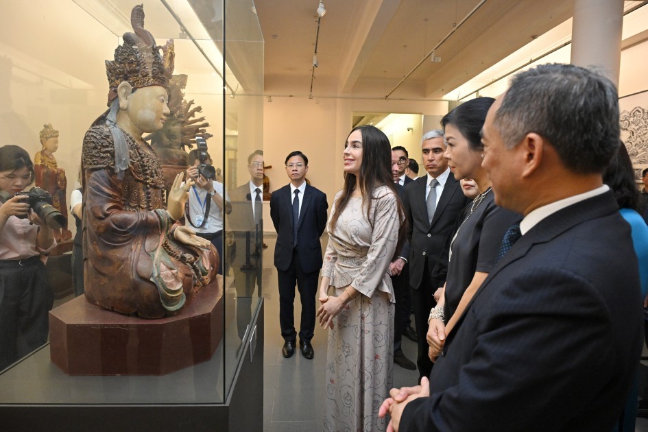 Leyla Əliyeva Vyetnamda görüş keçirdi - FOTOLAR