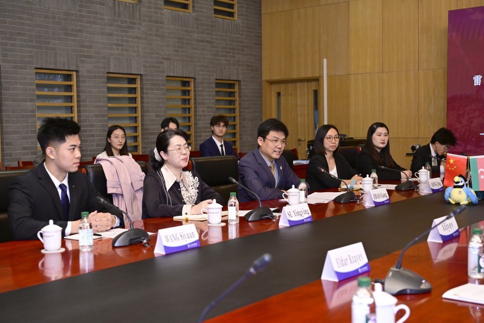 Leyla Əliyeva Pekin Xarici Dillər Universitetində - FOTOLAR