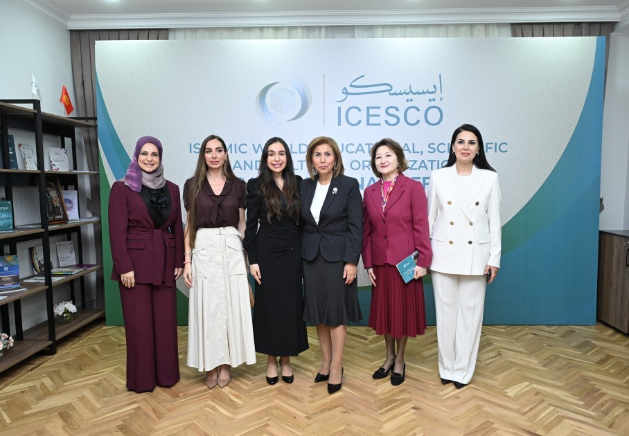 Leyla və Arzu Əliyeva ICESCO-nun regional ofisinin açılışını etdilər +FOTOLAR