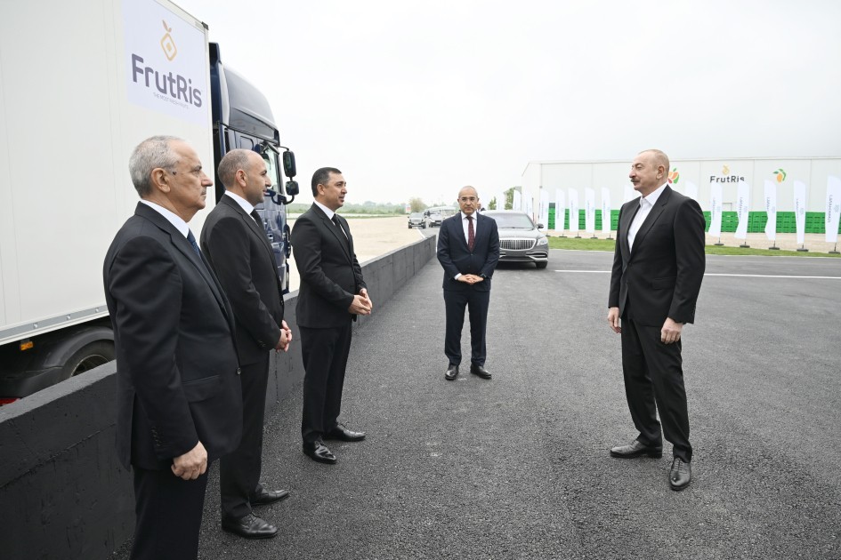 İlham Əliyev Qusarda kompleksin fəaliyyəti ilə tanış oldu- FOTOLAR