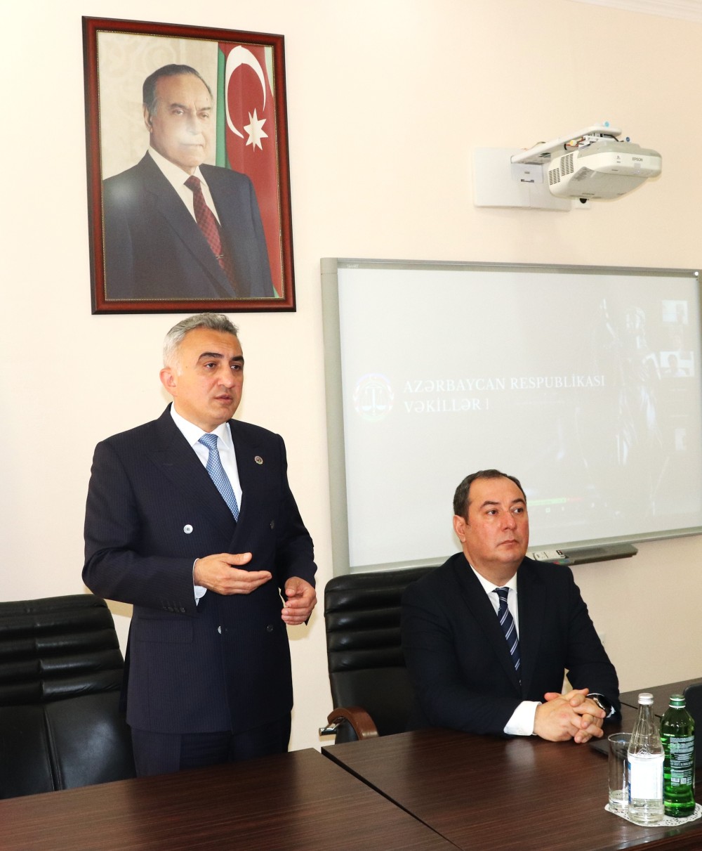 Ədliyyə Akademiyasında vəkilliyə namizədlərin icbari təlimi başlayıb