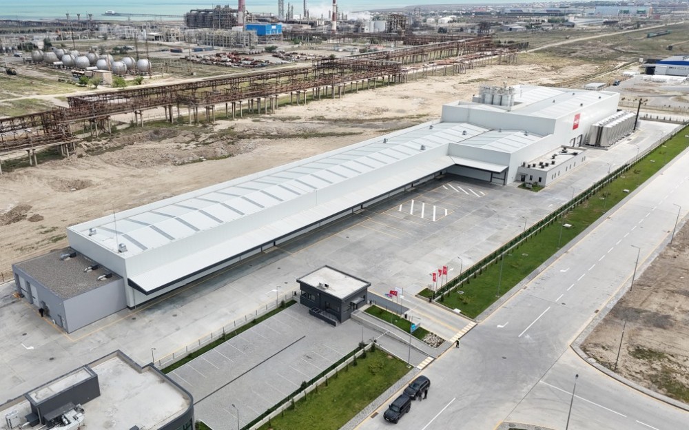 Prezident Sumqayıt Kimya Sənaye Parkında bir sıra müəssisələrin açılışını etdi -FOTOLAR