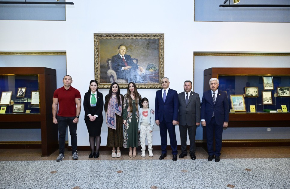 Leyla və Arzu Əliyevalar Naxçıvanda -FOTOLAR