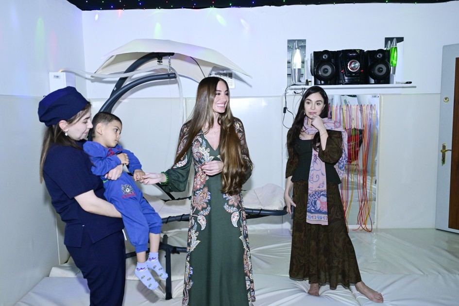 Leyla və Arzu Əliyevalar Naxçıvanda -FOTOLAR