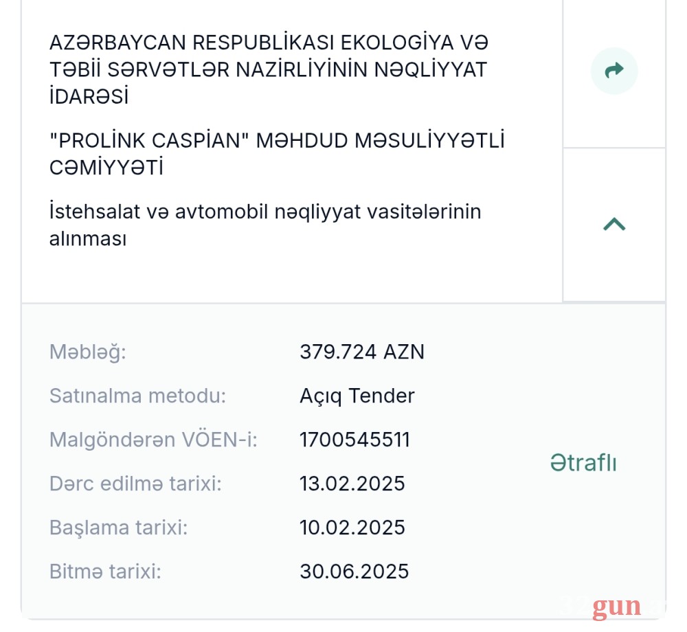Nazirlikdən 4 ayda 4.6 milyon manatlıq "alış-veriş" -Pullar sabiq nazirin qohumuna, 10 manatlıq şirkətlərə və qanuni təmsilçisi olmayan MMC-yə köçürülübmüş / FOTOLAR