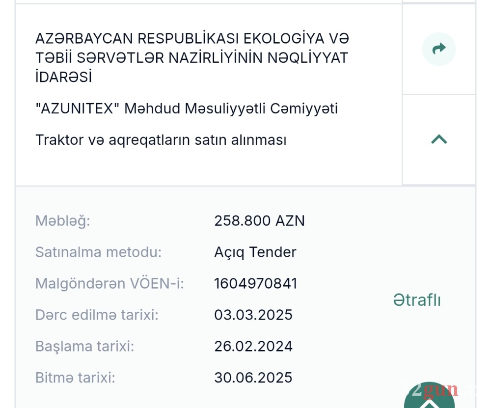 Nazirlikdən 4 ayda 4.6 milyon manatlıq "alış-veriş" -Pullar sabiq nazirin qohumuna, 10 manatlıq şirkətlərə və qanuni təmsilçisi olmayan MMC-yə köçürülübmüş / FOTOLAR