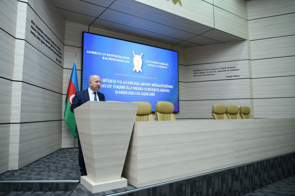 Baş Prokurorluqda media subyektləri və gənclərin iştirakı ilə tədbir keçirildi -FOTOLAR