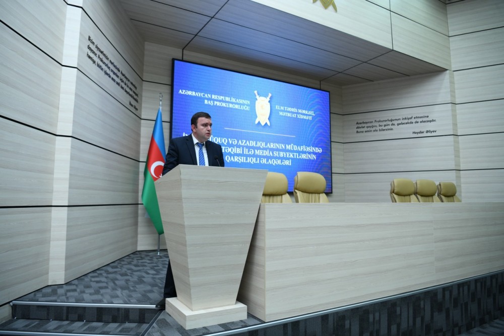 Baş Prokurorluqda media subyektləri və gənclərin iştirakı ilə tədbir keçirildi -FOTOLAR