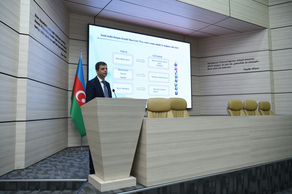 Baş Prokurorluqda media subyektləri və gənclərin iştirakı ilə tədbir keçirildi -FOTOLAR