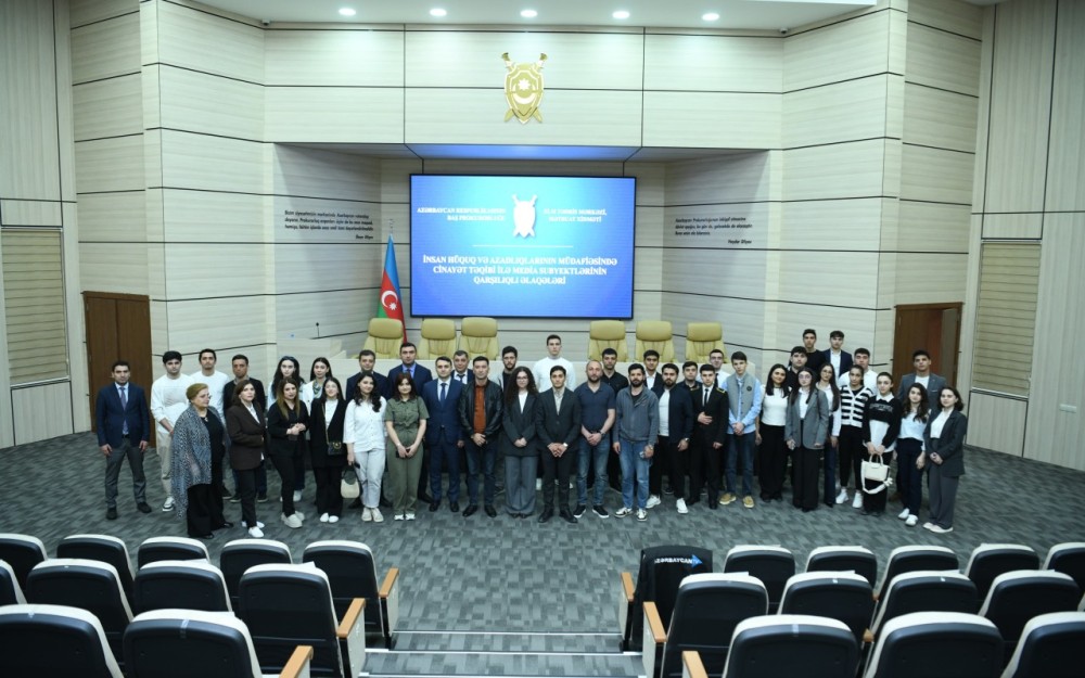 Baş Prokurorluqda media subyektləri və gənclərin iştirakı ilə tədbir keçirildi -FOTOLAR