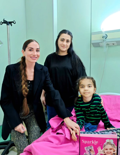 Leyla və Arzu Əliyevalar Onkologiya Mərkəzində -FOTOLAR